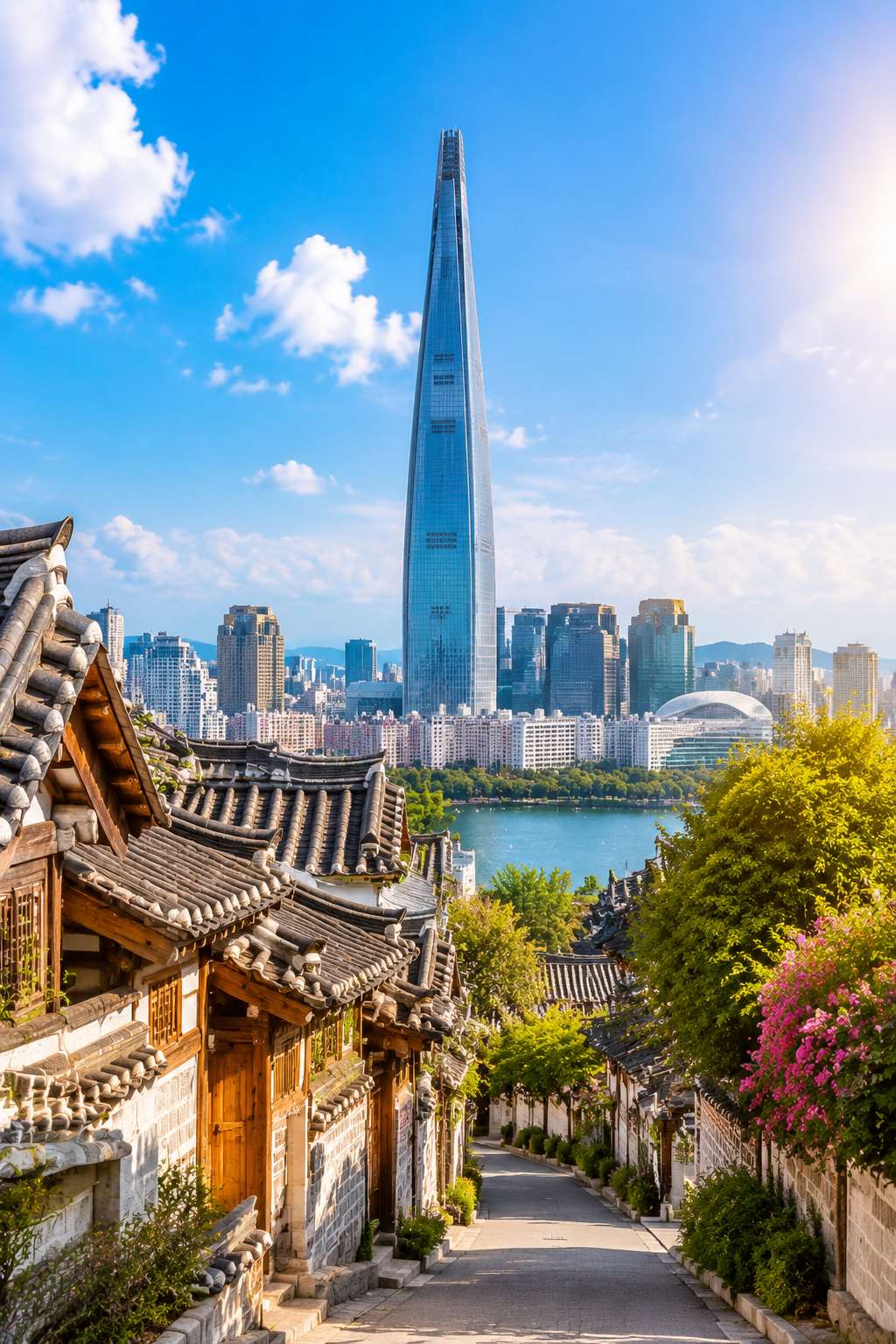 首爾夜晚街道